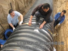 市政埋地雨水排水DN1400钢带增强聚乙烯螺旋波纹管图1