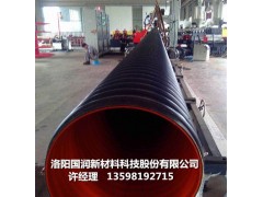 河南增强型聚乙烯钢带波纹管|地下排污波纹管厂家图1