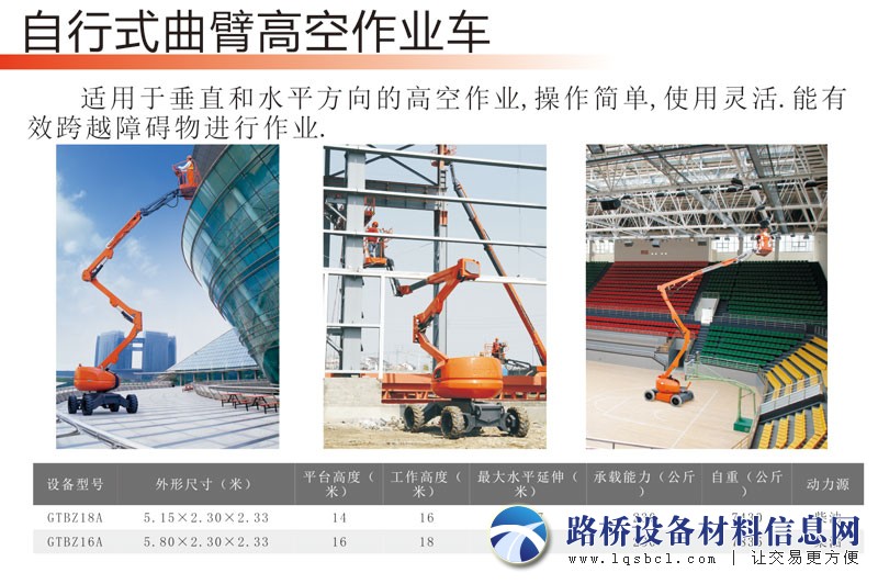 01折臂式高空车出租