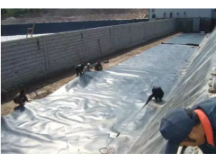 厂家直销地铁防渗膜 隧道防水板 垃圾处理场工程专用土工膜图2