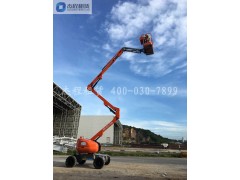 中山阜沙14米曲臂高空作业车出租多少钱一天图1