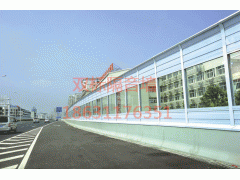 弧形式隔音墙-交通噪声治理隔声屏障-隔音墙规格图1