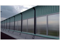 金属百叶孔声屏障 高速公路铁路高架轻轨隔音降噪声屏障图1
