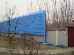 彩钢板声屏障 高速公路铁路高架轻轨隔音降噪声屏障图1