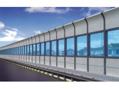 顶部弧形声屏障 高速公路铁路高架轻轨隔音降噪声屏障图1