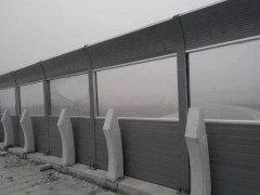 顶部弧形声屏障 高速公路铁路高架轻轨隔音降噪声屏障图2