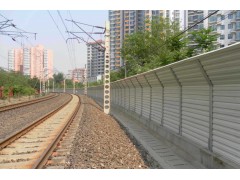 顶部折角型声屏障 高速公路铁路高架轻轨隔音降噪声屏障图1