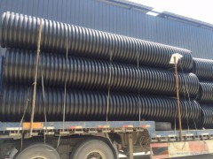 湖北内肋管hdpe排污管DN400污水管采购图2