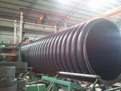 湖北内肋管hdpe排污管DN400污水管采购图3