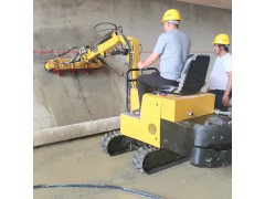 隧道专用凿毛机 自动行走弧面凿毛机 二衬矮边墙凿毛台车图2