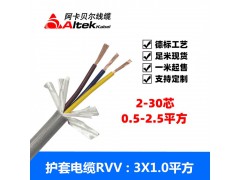 阿卡贝尔电缆 rvvrvvp rvv3x1.0图1