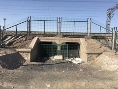 铁路防护栅栏8001  弯片图1