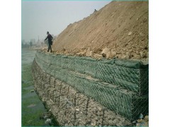 河道衬砌石笼网箱-峭壁收坡石笼网挡土墙图2