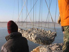 河道抛石石笼网袋组装办法图1