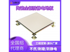 西安防静电陶瓷地板价格 众鑫机房无边防静电地板图1