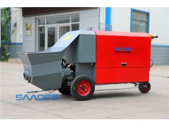 混凝土输送泵车微型地泵萨奥混凝土浇注泵图1