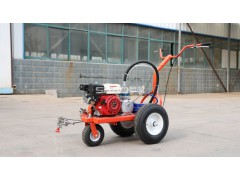 河南郑州道路标线机生产厂家萨奥冷喷划线机图3