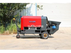 湖南混凝土输送泵车萨奥二次结构小型泵车图1