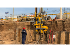 吉林省钢板桩租赁施工图1