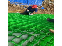 缓坡hdpe护坡土工格室制造商 聚乙烯hdpe蜂巢立体格栅图1