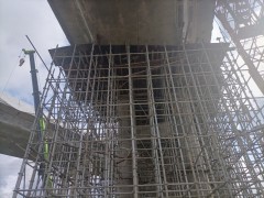 路桥、高铁站盘扣脚手架租赁图1