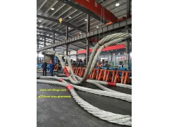 供应各种规格型号光面钢丝绳、镀锌钢丝绳，钢丝绳索具图1