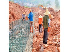 河道防汛格宾网石笼价格_pvc格宾网箱图1