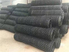 成都河道护坡绿色200克加筋麦克垫施工图1