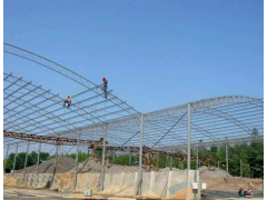 青岛询价钢筋棚图1