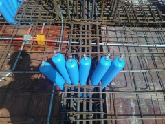 混凝土拦茬气囊后浇带隔断气囊建筑梁柱高低标号充气棒图1