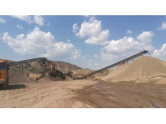 甘肃景泰水洗河砂，桥梁隧道专用。图1