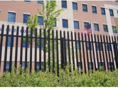 江门厂房锌钢围栏 五指山景区公园铁艺栅栏图2