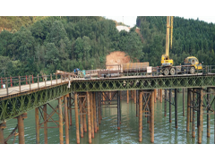 钢栈桥贝雷片工字钢螺旋管钢模板安全梯笼盘扣架钢支撑出租合肥图3