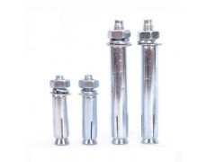 镀锌外六角膨胀螺栓碳钢Q235镀锌外六角膨胀螺丝加长镀锌拉爆图1