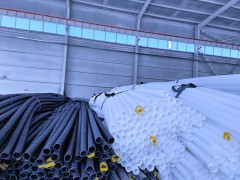 内径Φ50mm塑料波纹管价格预制梁用穿钢绞线波纹管塑料预应力波纹管图1