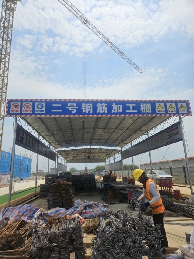 施工围挡，工地大门，钢构铁棚图13