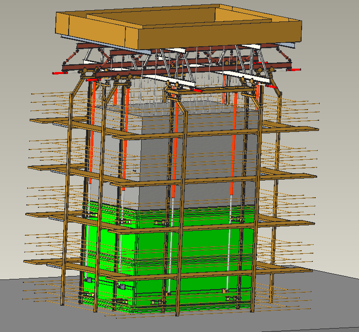 智能挂篮、箱式液压爬模图6