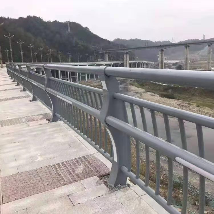 不锈钢复合管护栏  可安装定制 精艺供应 河道图6
