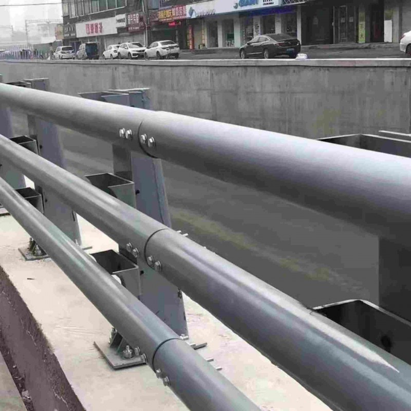 钢制桥梁护栏  景观河道复合管栏杆 坚固结实贵达图4