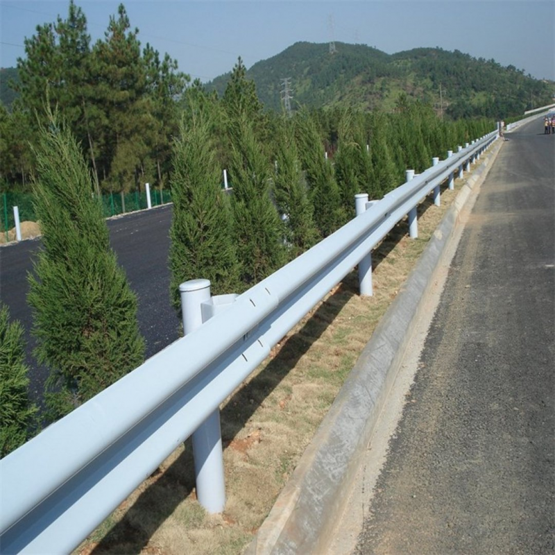热镀锌喷塑乡村道路波形护栏围栏三波W型护拦板GR-C-4E图6