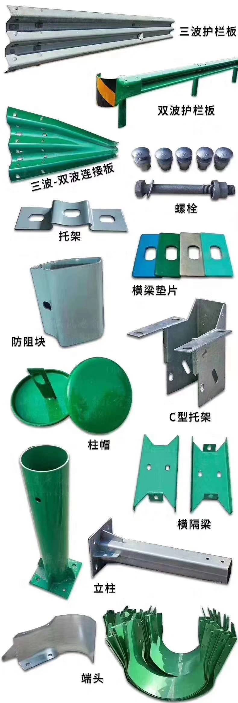 波形护栏，桥梁护栏，标志杆，标志牌，公路交通设施15806987399图4