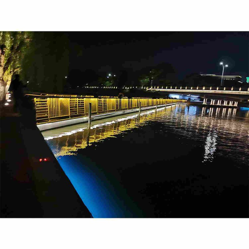 河道灯光安全防护栏 贵达桥梁防撞护栏图4