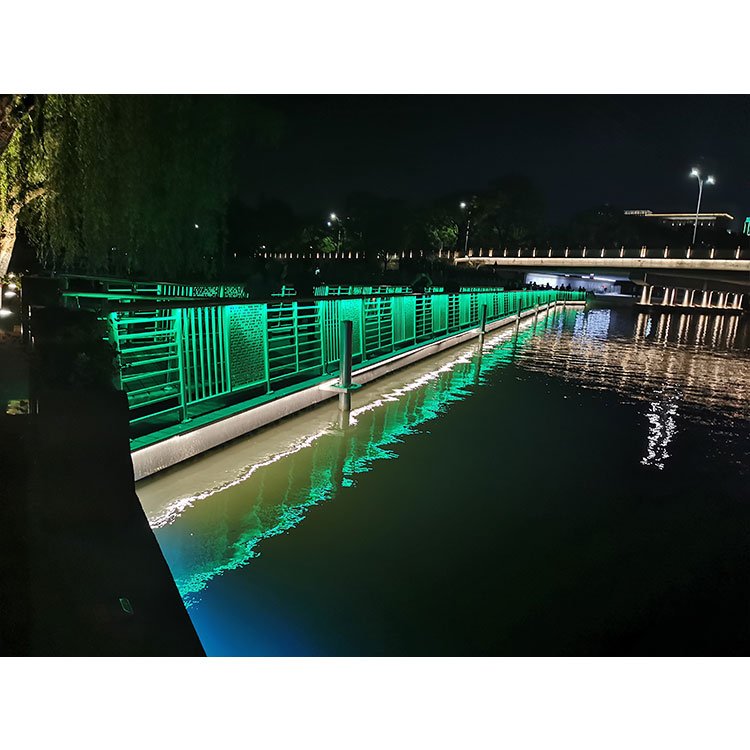 河道灯光安全防护栏 贵达桥梁防撞护栏图5