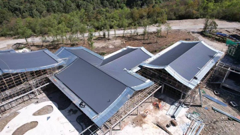 异形钢构、膜结构、系统金属屋面图7