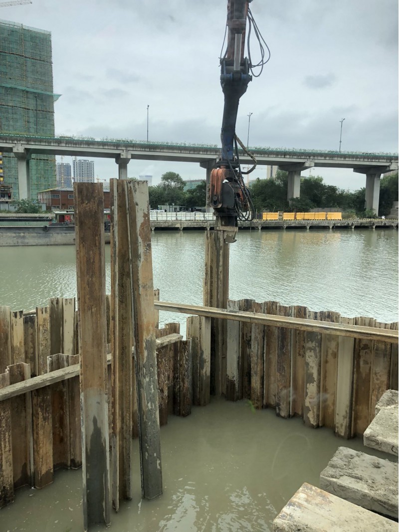 拉森钢板桩租赁施工图7